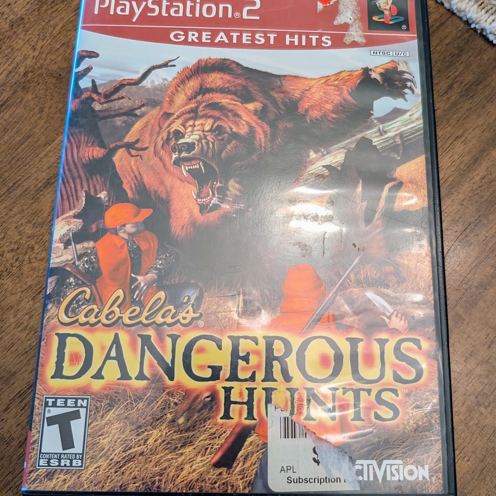 Cabela's Dangerous Hunts PS2 Greatest Hits (Sony PlayStation 2, 2003)